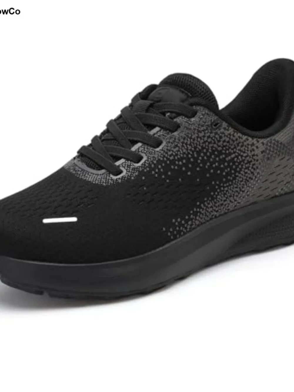 Women's Wide Width Slip-On Walking Shoes Breathable Knit Athletic Sneakers